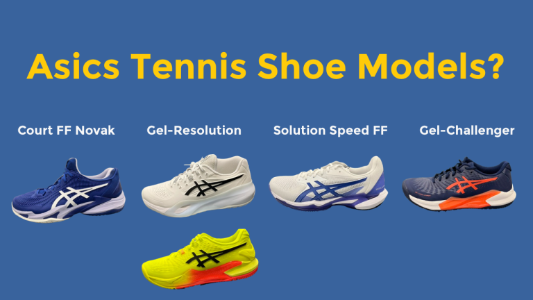 Asics Tennis Shoe Models Chart