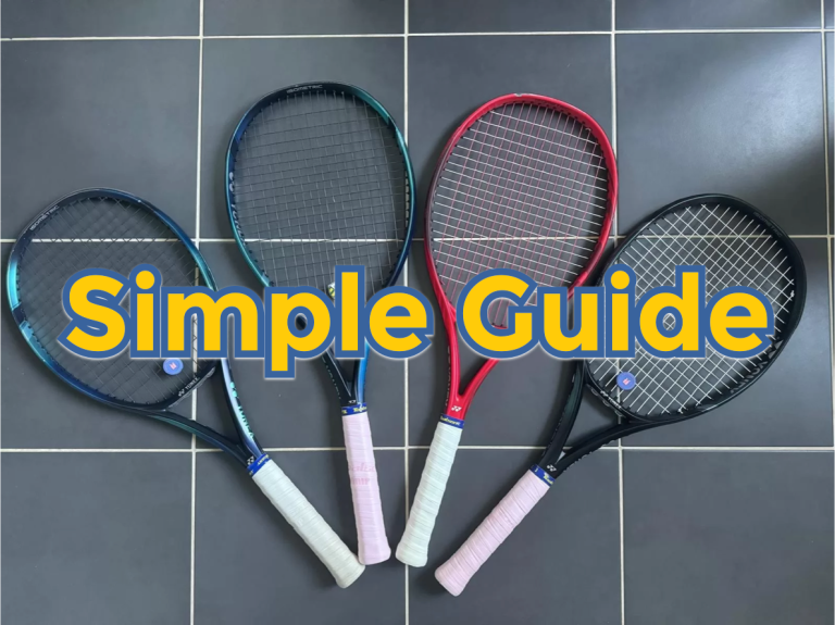 Simple Yonex tennis racket guide thumbnail