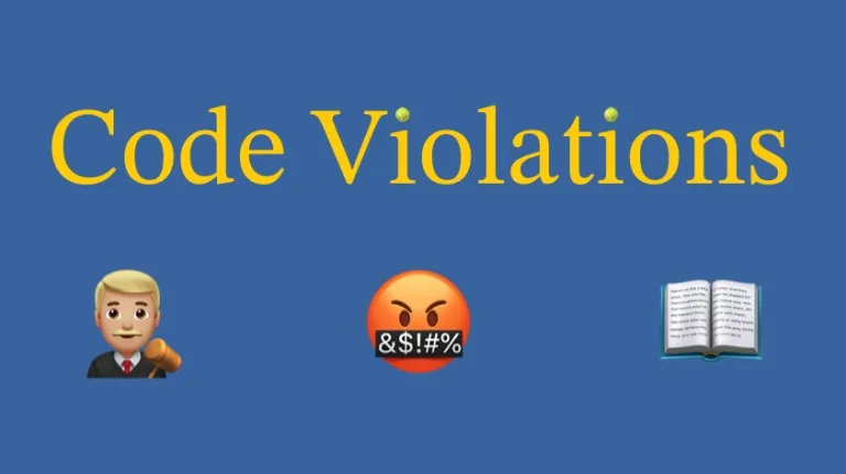 Tennis Code Violations thumbnail