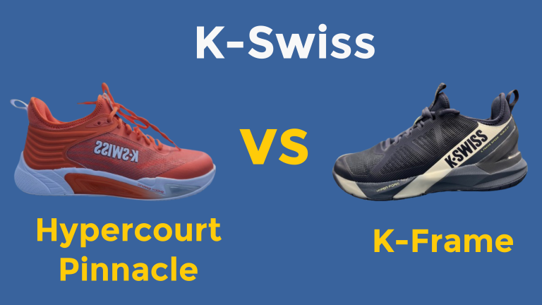 K-Swiss Hypercourt Pinnacle vs K-Frame Speed Rublo